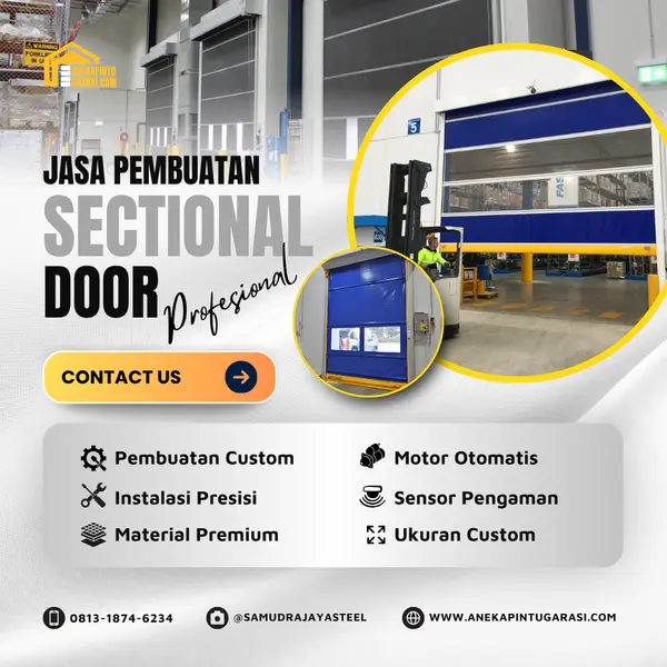 jasa pembuatan sectional door